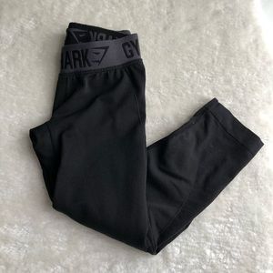 Gymshark black flex v3 crops size xs